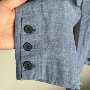 Talbots Perfect Crop Chambray Pants  Size 14